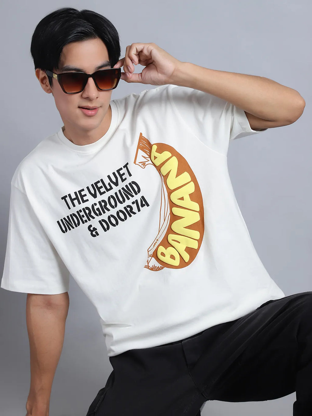 Oversized Print T-shirt for Men