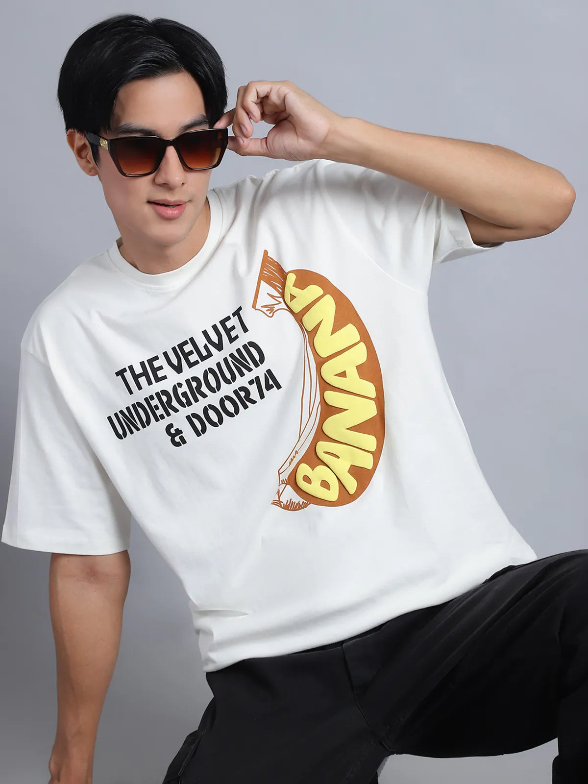 Oversized Print T-shirt for Men