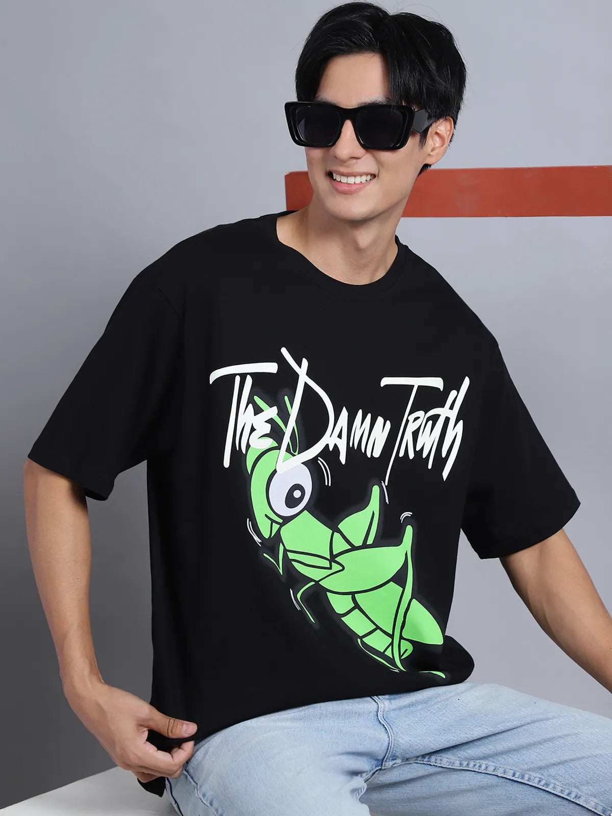 Oversized Graphic Tee for Men