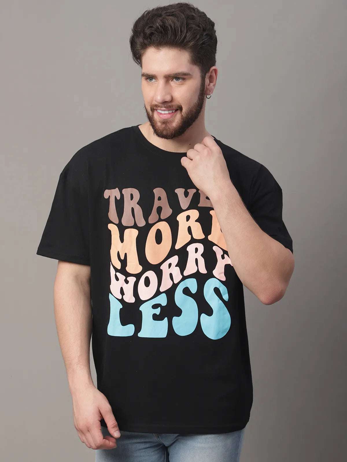 Quote Print Oversized T-shirt