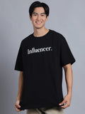 Black Influencer Oversized T-shirt For Men