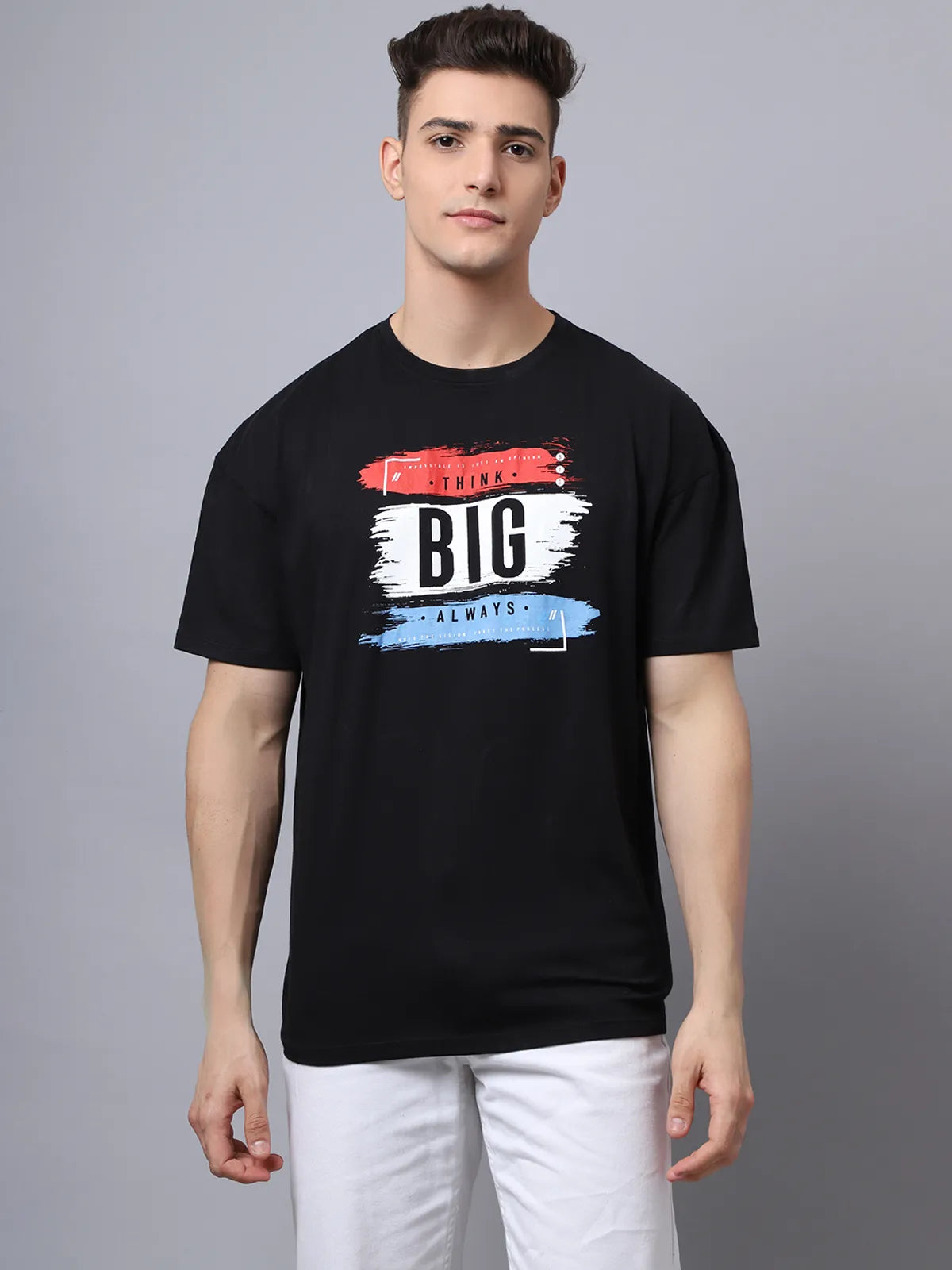 Quote Print T-shirt for Men