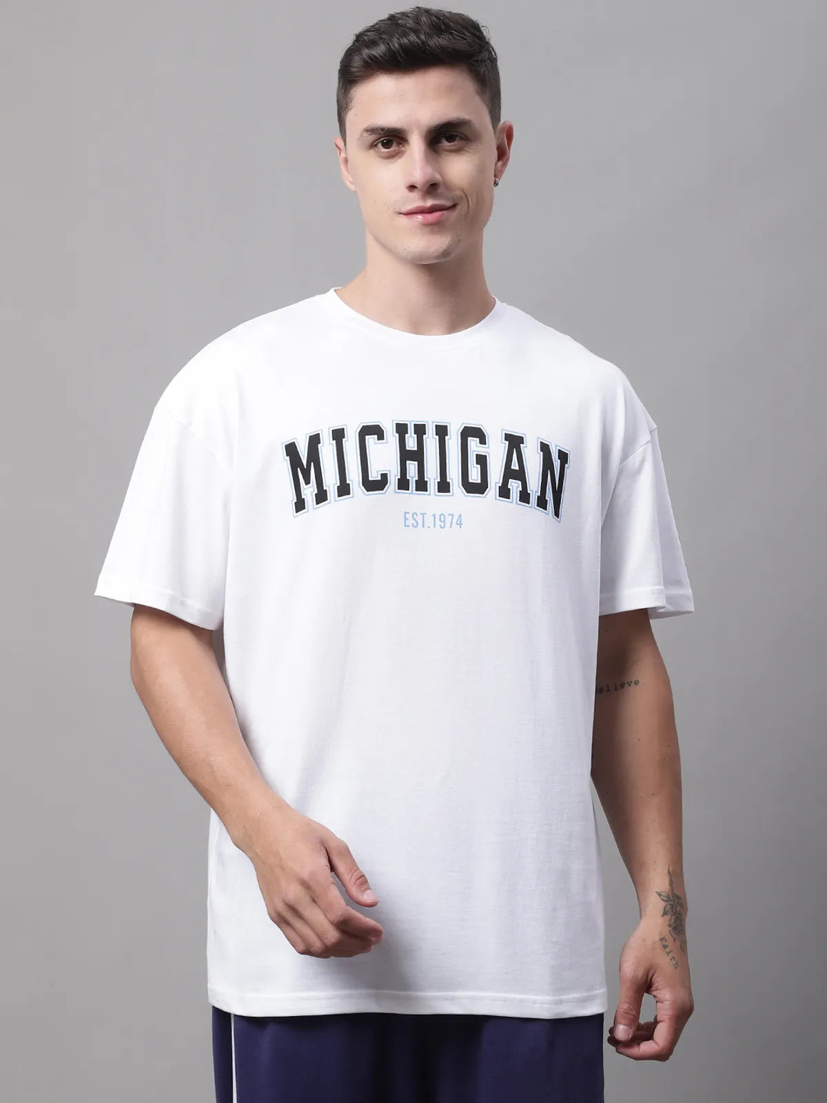 printed oversized tee