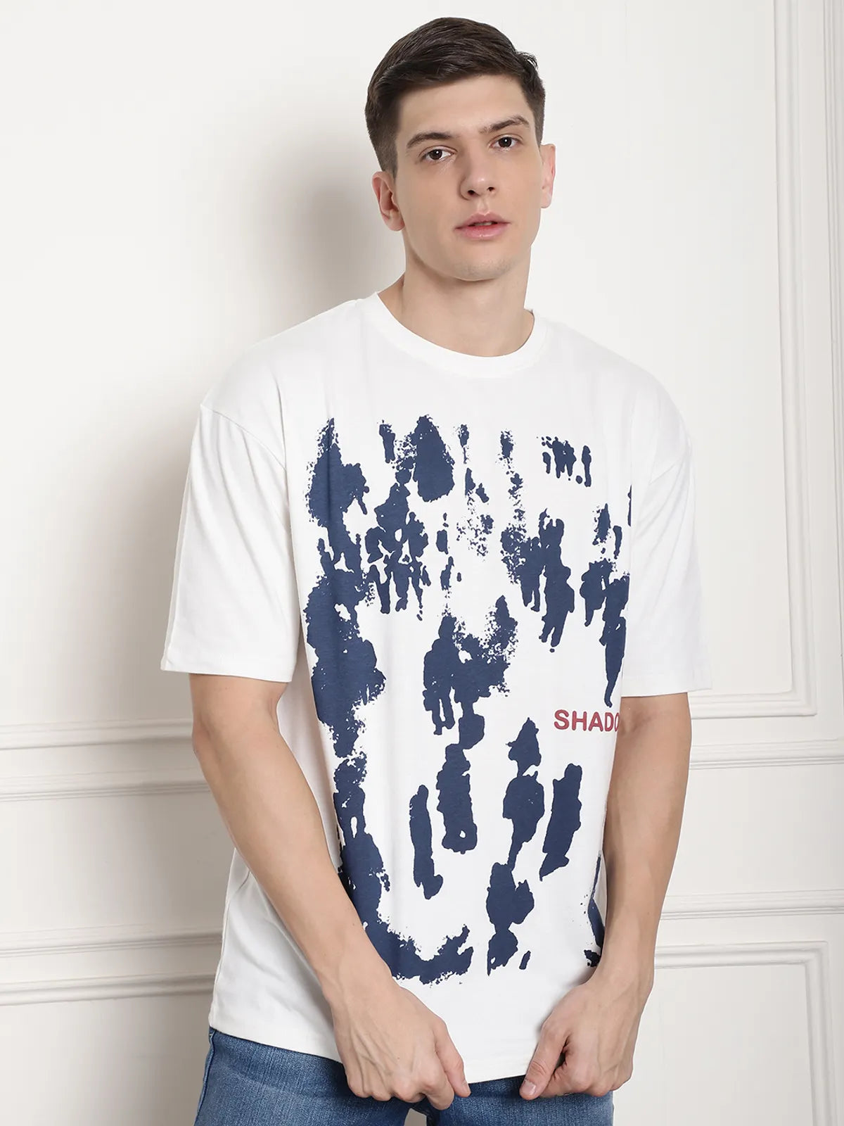 Off-White Shadow Print Oversized T-shirt For Men