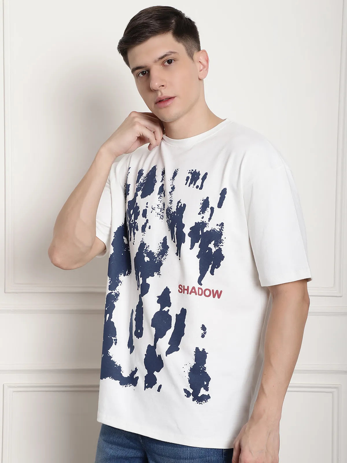 Off-White Shadow Print Oversized T-shirt For Men