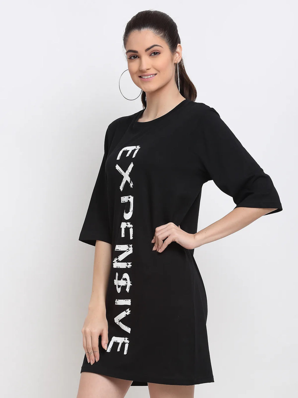 Expensive Printed Knee-Length Trendy Dress