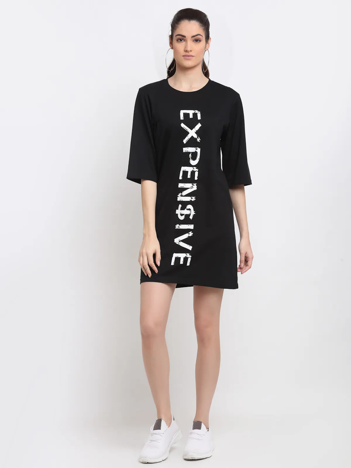 Expensive Printed Knee-Length Trendy Dress
