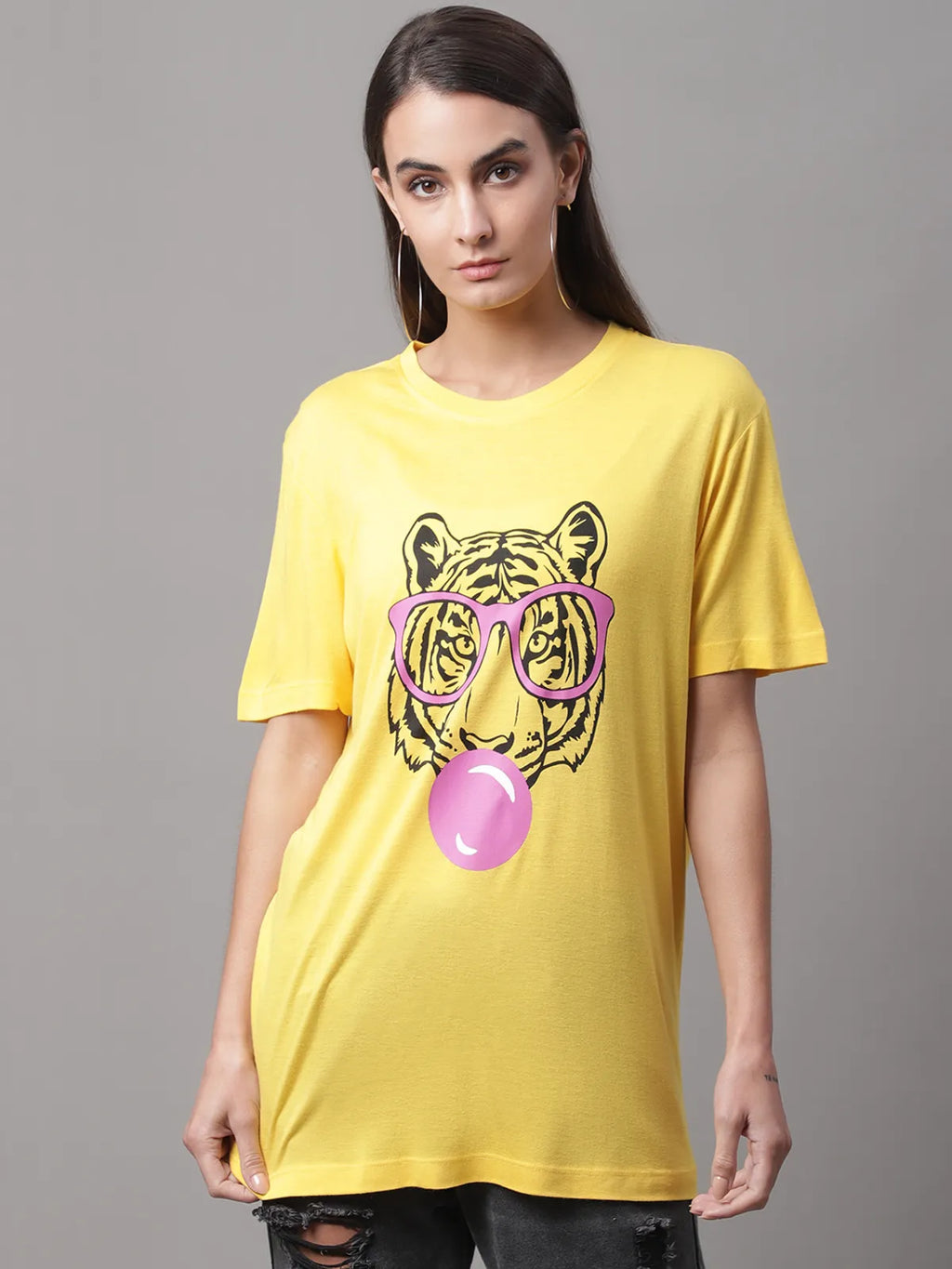 Yellow Graphic T-shirt