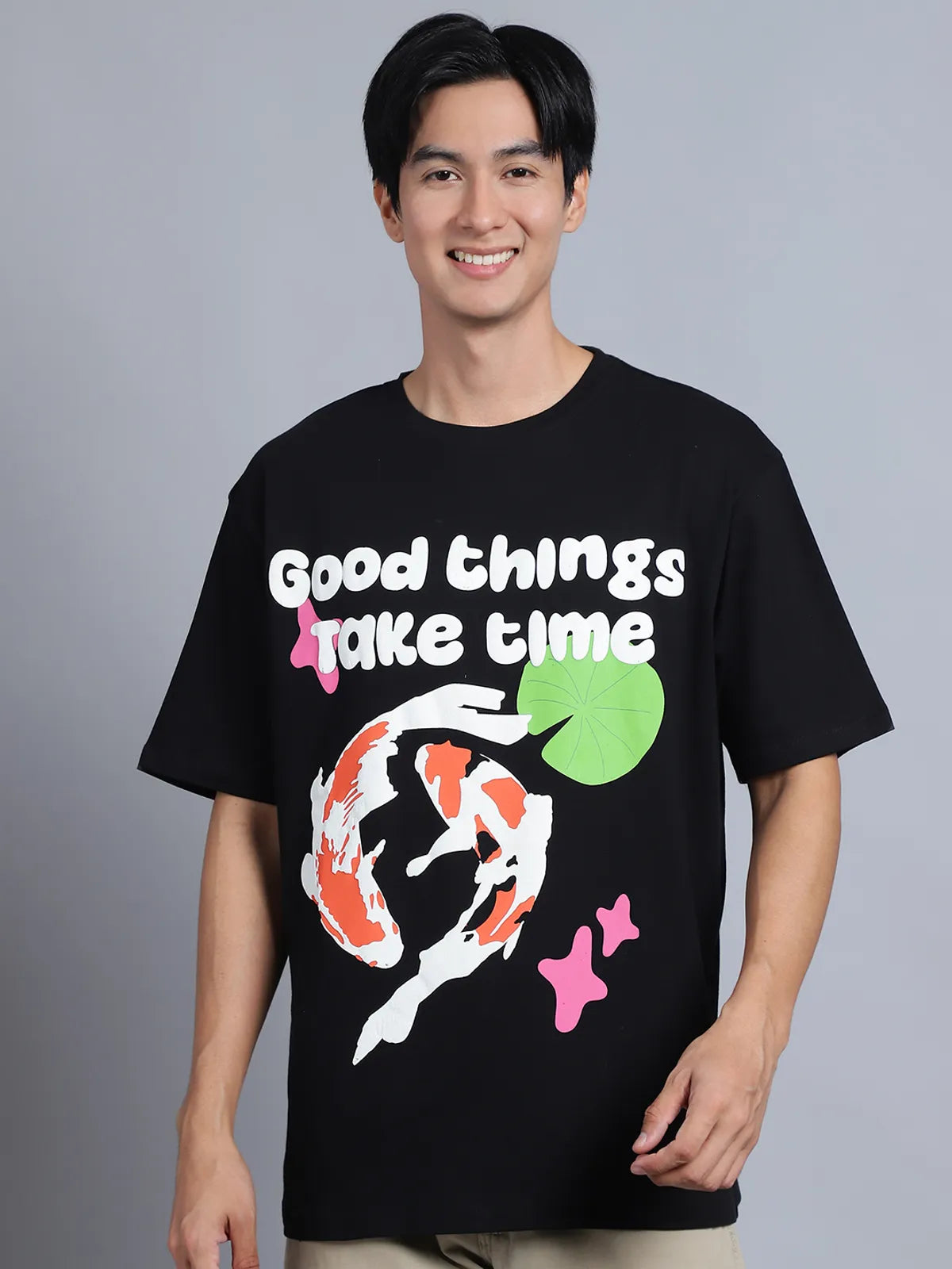 Round Neck Printed T-shirt for Men