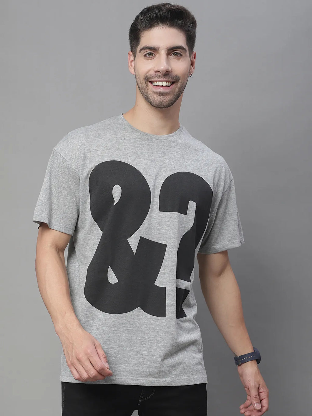 Grey Oversized t-shirt for Men