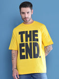 Yellow The End Statement Tee For Men