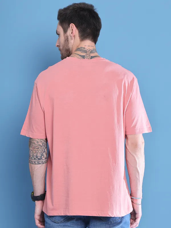 Pink The End Oversized T-shirt For Men